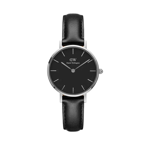 The Watch Boutique Daniel Wellington Petite Sheffield Silver Black 28mm Watch