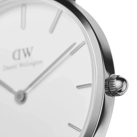 The Watch Boutique Daniel Wellington Petite Sheffield Silver Eggshell White 28mm Watch