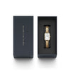 The Watch Boutique Daniel Wellington Quadro Roman Numerals 5-Link Gold 20x26mm Watch