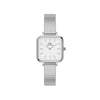 The Watch Boutique Daniel Wellington Quadro Studio Silver White dial Watch