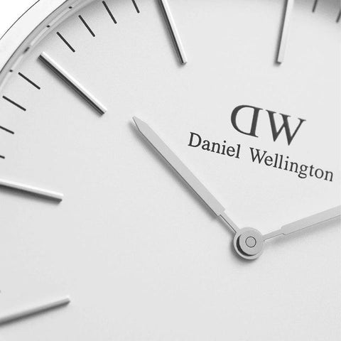 The Watch Boutique Daniel Wellington Sheffield Silver Classic Watch 40mm