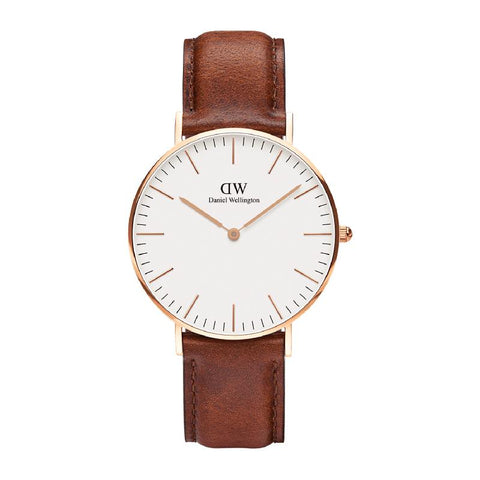 The Watch Boutique Daniel Wellington St Mawes Rose Gold Classic Watch 36mm