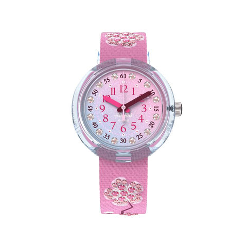 The Watch Boutique Flik Flak SPARKLING CHERRY BLOSSOM Watch FPNP102 Default Title