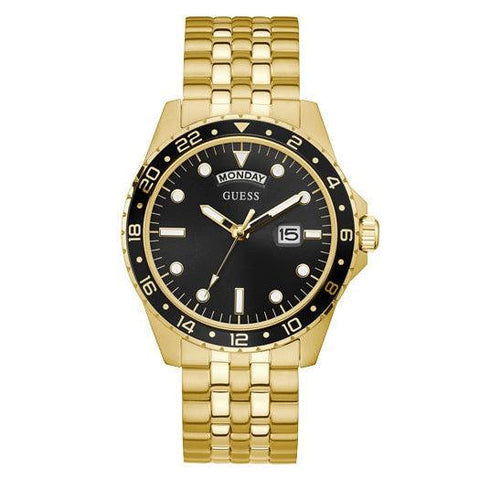 The Watch Boutique Guess Comet Gold Tone Multi-Function Gents Watch GW0220G4