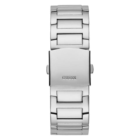 The Watch Boutique Guess King Silver Tone Multi-Function Gents Watch GW0497G1