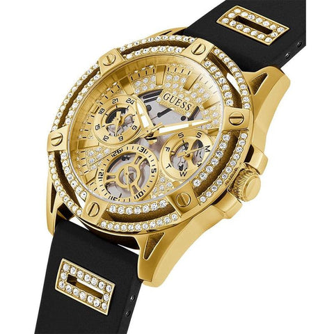 The Watch Boutique Guess Queen Gold Tone Multi-Function Ladies Watch GW0536L3