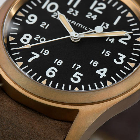 The Watch Boutique Hamilton Khaki Field Bronze Mechanical H69459530