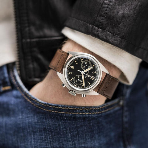 The Watch Boutique Hamilton Khaki Pilot Pioneer Chrono Mechanical H76409530