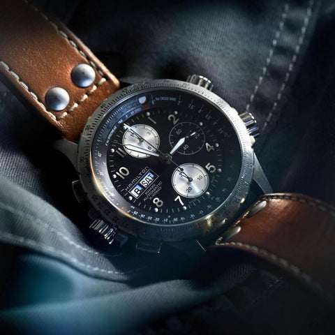 The Watch Boutique Hamilton Khaki X-Wind Day Date Auto Chrono H77616533