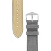 The Watch Boutique Hirsch OSIRIS Calf Leather with Nubuck Effect Watch Strap in GREY