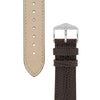 The Watch Boutique Hirsch RAINBOW Lizard Embossed Leather Watch Strap in BROWN