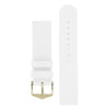 The Watch Boutique Hirsch SCANDIC Calf Leather Watch Strap in WHITE