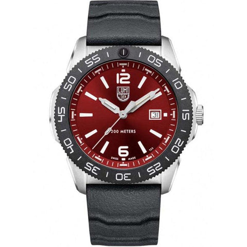 The Watch Boutique Luminox Pacific Diver Red Black Rubber - XS.3135