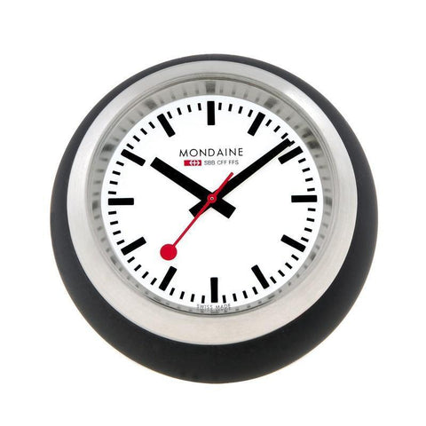 The Watch Boutique Mondaine Desk Globe Clock Black