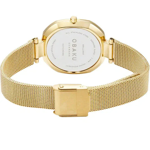 The Watch Boutique Obaku Brilliant Gold 32mm Watch - V277LXGIMG