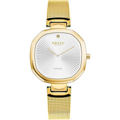 The Watch Boutique Obaku Brilliant Gold 32mm Watch - V277LXGIMG
