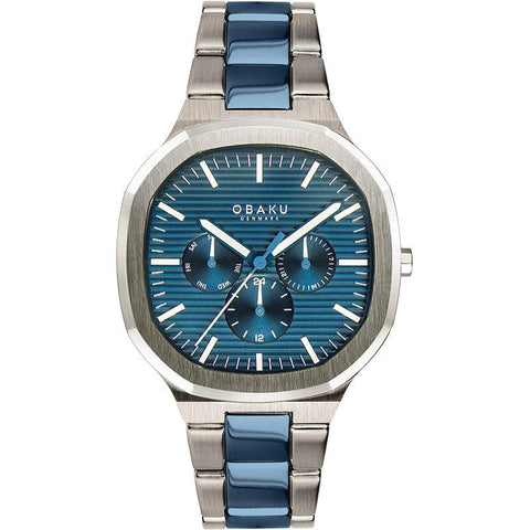 The Watch Boutique Obaku ILD Bluesteel Steel 42mm Watch - V275GMCLSK