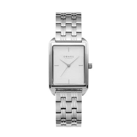 The Watch Boutique Obaku Kamille - Brace White Dial Stainless Steel Ladies Watch V293LXCISC