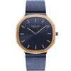 The Watch Boutique Obaku Oktant Ocean Blue Rose Gold 38mm Watch - V253GXSLML