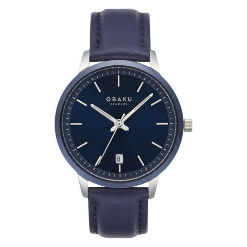 The Watch Boutique Obaku Salvie Saxe Blue 42mm Watch - V270GDHLRL