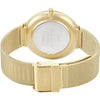 The Watch Boutique Obaku Satin Lille Gold White 36mm Watch - V269LXGWMG