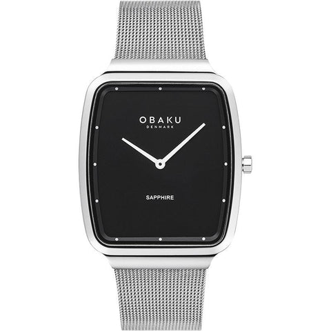 The Watch Boutique Obaku Tern Onyx Black 34mm Watch - V267GXCBMC