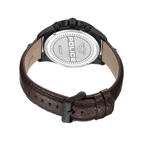 The Watch Boutique Police Malawi Multifunction Leather Strap