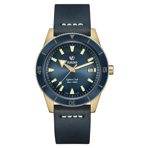 The Watch Boutique Rado Captain Cook Automatic Bronze Watch 01.763.0504.3.120