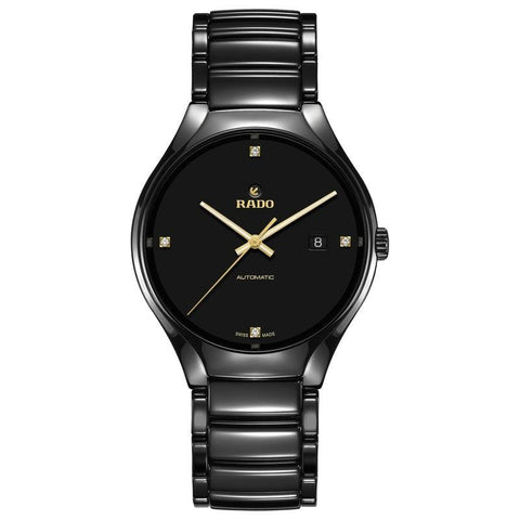 The Watch Boutique Rado True Automatic Diamonds Watch 01.763.6109.3.071 Default Title
