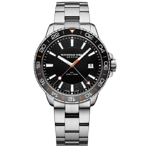 The Watch Boutique Raymond Weil Tango 300 Men's Quartz GMT Diver Watch - R8280ST220001