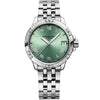 The Watch Boutique Raymond Weil Tango Classic Ladies Quartz Green Dial - R5960ST00520