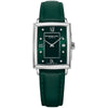 The Watch Boutique Raymond Weil Toccata Ladies Emerald Green Dial Diamond Leather Watch - R5925STC00521