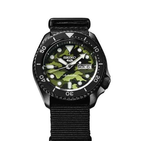 The Watch Boutique Seiko 5 Sports SKX ‘Camouflage’ Street Style Watch - SRPJ37K1
