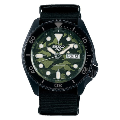 The Watch Boutique Seiko 5 Sports SKX ‘Camouflage’ Street Style Watch - SRPJ37K1