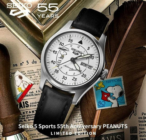 The Watch Boutique Seiko 5 Sports x Peanuts ‘Parachute’ Limited Edition Watch - SRPK27K1