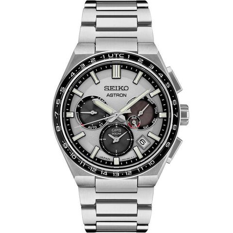 The Watch Boutique Seiko Astron Solar GPS Chronograph ‘Solidity’ Watch - SSH107J1