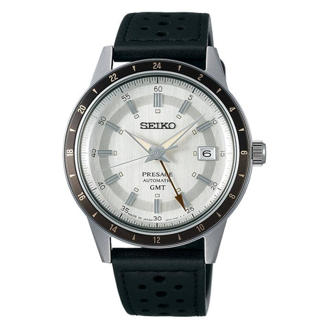 The Watch Boutique Seiko Presage ‘Stone’ Style 60s Road Trip GMT
