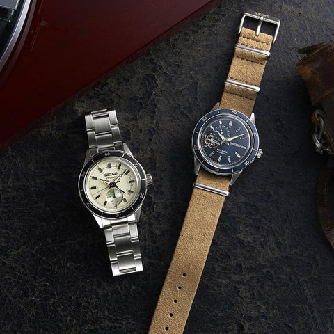 The Watch Boutique Seiko Presage Style 60s ‘Denim’ Watch - SSA453J1
