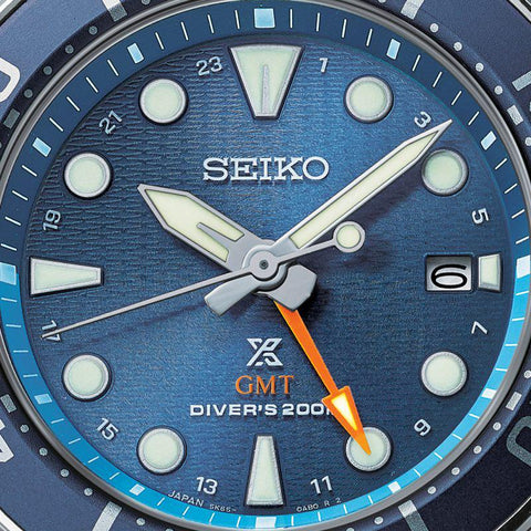 The Watch Boutique Seiko Prospex Aqua ‘SUMO’ Solar GMT Diver Watch - SFK001J1