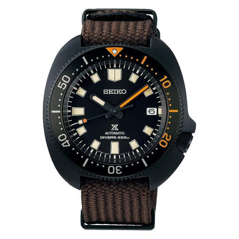 The Watch Boutique Seiko Prospex Black Series 1970 Re-Creation Watch - SPB257J1