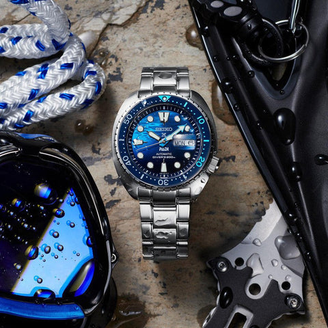 The Watch Boutique Seiko Prospex 'Great Blue' Sea Turtle Watch - SRPK01K1