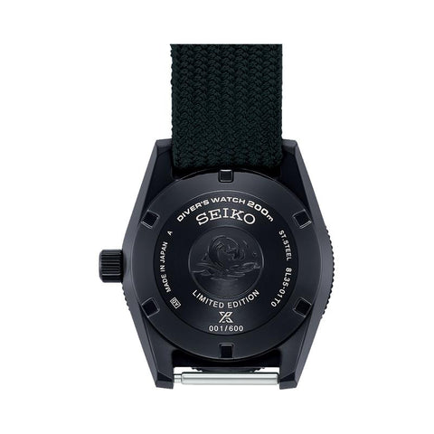 The Watch Boutique Seiko Prospex `The Black Series` Limited Edition 1965 Divers Modern Re-Interpretation Watch - SLA067J1