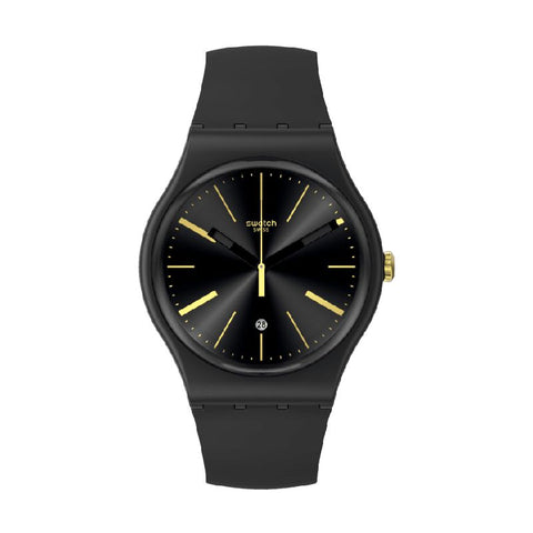 The Watch Boutique Swatch A DASH OF YELLOW Watch SO29B403