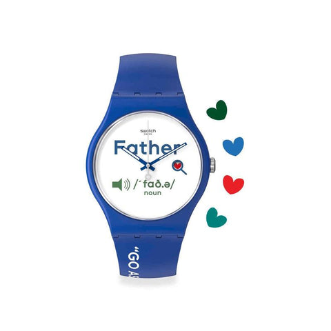The Watch Boutique Swatch ALL ABOUT DAD Watch SO29Z704