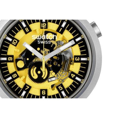 The Watch Boutique Swatch BIG BOLD IRONY BOLDEN YELLOW Watch SB07S109