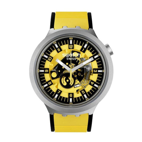 The Watch Boutique Swatch BIG BOLD IRONY BOLDEN YELLOW Watch SB07S109