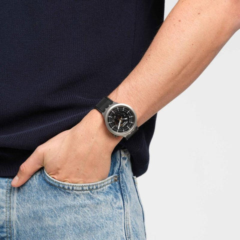 The Watch Boutique Swatch BIG BOLD IRONY DARK IRONY Watch SB07S105