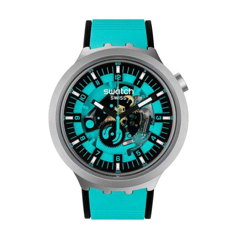 The Watch Boutique Swatch BIG BOLD IRONY MINT TRIM Watch SB07S111
