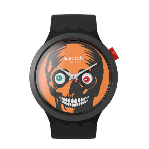 The Watch Boutique Swatch BIG BOLD IT'S SPOOKY TIME Watch SB03B700