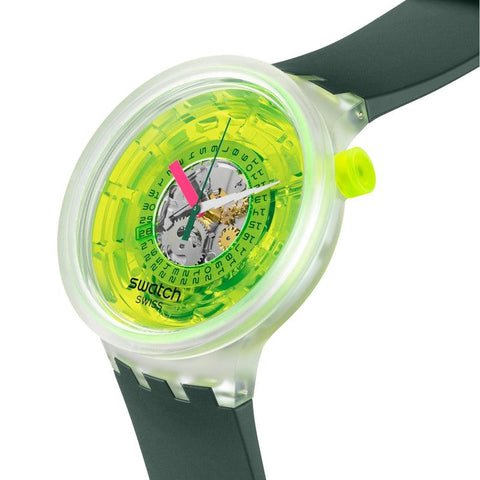 The Watch Boutique Swatch BLINDED BY NEON Watch SB05K400